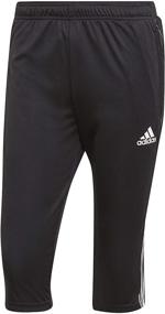 img 1 attached to 👖 Adidas Men's Black Medium Pants: Sleek Style with Comfort