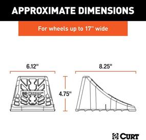 img 3 attached to 🚌 2 упаковки CURT 22800 черных пластиковых качалок для автомобилей, прицепов, грузовиков и домов на колесах.