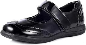 img 4 attached to 👞 School Uniform Flats for Girls - Dress Shoes for Girls