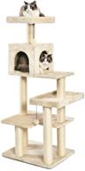 🐱 enhance cat's playtime with amazon basics multi-level cat tree with scratching posts logo