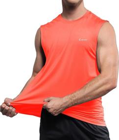 img 1 attached to Cakulo Workout Sleeveless Running Bodybuilding Sports & Fitness for Water Sports