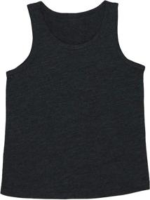 img 4 attached to 👕 Comfortable and Stylish Kids' Soft Lightweight Jersey Scoop Neck Tank Top by ToBeInStyle