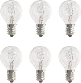 img 4 attached to 🕯️ G30 Wax Warmer Bulbs, 20 Watt Bulbs for Medium Size Scentsy Light Bulbs, Heat Bulb, G30 Globe Candle Wax Warmer, E12 Incandescent Candelabra Base, Clear Light Bulbs, Extended Lifespan (Pack of 6)