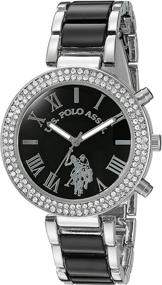 img 4 attached to ⌚ U.S. Polo Assn. Women's USC40085 Black Dress Watch: Exquisite Timekeeping and Style