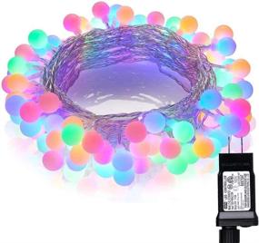 img 4 attached to 🌍 Lyhope Globe Christmas Lights: 33ft 100 LED with Timer & 8 Lighting Modes – ETL Listed Multi-Color Decorations String Lights for Christmas, Bedroom, Patio, Garden, Indoor