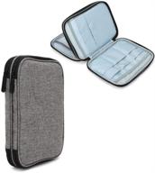 organize your knitting supplies on the go with the gotor knitting needles case – grey logo