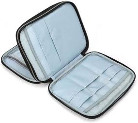 img 1 attached to Organize Your Knitting Supplies on the Go with the gotor Knitting Needles Case – Grey