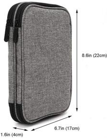 img 3 attached to Organize Your Knitting Supplies on the Go with the gotor Knitting Needles Case – Grey