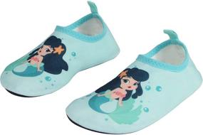 img 1 attached to Non Slip Water Shoes for Toddler Girls: Introducing BomKinta Swim Footwear