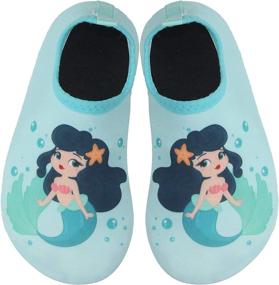 img 4 attached to Non Slip Water Shoes for Toddler Girls: Introducing BomKinta Swim Footwear