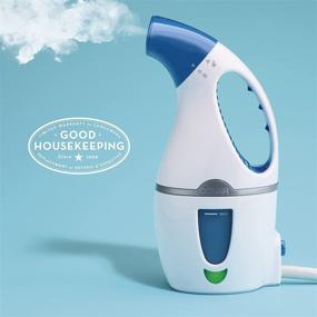 img 3 attached to 👕 Conair CompleteSteam 1100W Handheld Fabric Steamer, White/Blue