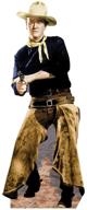 🤠 john wayne chaps life size cardboard cutout standup by advanced graphics logo