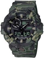 g shock mens ga700cm 3a green camo logo