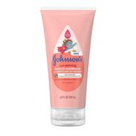 johnson's curl defining tear-free kids' leave-in conditioner with shea butter - paraben, sulfate, and dye-free formula - gentle and hypoallergenic for toddlers' hair - 6.8 fl. oz logo