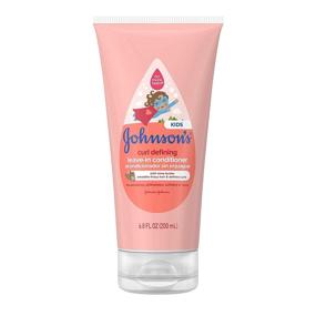 img 4 attached to Johnson's Curl Defining Tear-Free Kids' Leave-in Conditioner with Shea Butter - Paraben, Sulfate, and Dye-Free Formula - Gentle and Hypoallergenic for Toddlers' Hair - 6.8 fl. Oz