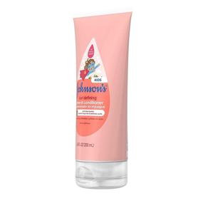 img 2 attached to Johnson's Curl Defining Tear-Free Kids' Leave-in Conditioner with Shea Butter - Paraben, Sulfate, and Dye-Free Formula - Gentle and Hypoallergenic for Toddlers' Hair - 6.8 fl. Oz