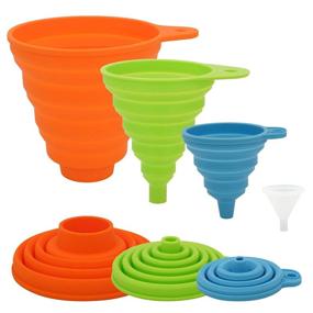 img 4 attached to Different Kitchen Funnels Silicone Collapsible