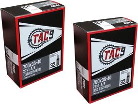 img 2 attached to 🚴 TAC 9 Bike Tubes, 700x35-40 (27x1-3/8) Schrader Valve, 32mm (ISO 622/630)