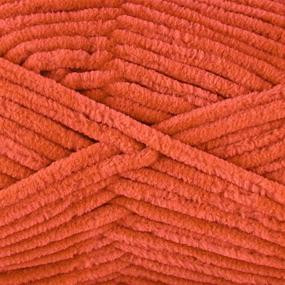 img 1 attached to 🧶 Bright Salmon Bella Chenille 106 Yarn: Quality and Versatility for All Knitting Projects