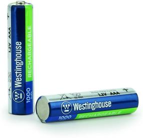 img 3 attached to High Capacity 1000mAh AAA Rechargeable Batteries (8 🔋 Counts) by Westinghouse - 1 Year Low Self Discharge