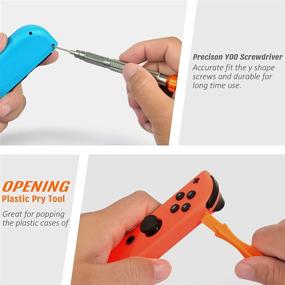img 3 attached to 🔧 TEKPREM Y00 Triwing Screwdriver: Ultimate Tool for Nintendo Switch Joycon Controller Repair