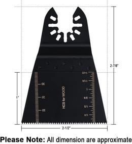 img 2 attached to HIFROM Precision Wide Segmented Oscillating Multi Tool Saw Blades - 🔪 Ideal Replacement for Fein Multimaster, Bosch, Craftsman, Dremel & More (18 Pack)