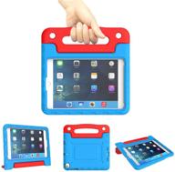 kids case for ipad mini 1 2 3 4 5 generation - lightweight shockproof convertible protection cover with built-in handle stand children tablet and 2019 - retina display (blue &amp logo