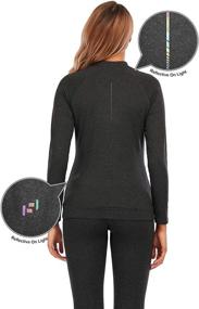 img 1 attached to Quarter Zip Pullover Jacket，Slim Sweatshirt Athletic Sports & Fitness and Leisure Sports & Game Room