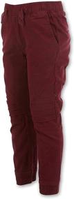 img 3 attached to ONE POINT Stretch Sweatpants Burgundy Boys' Clothing for Pants