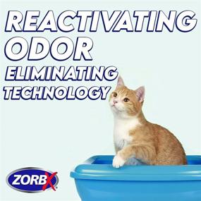 img 1 attached to 🐈 ZORBX Non-Scented Cat Litter Deodorizer – Powerful & Efficient Cat Litter Box Deodorizer for Stubborn Urine Odor, Eco-Friendly & Pet-Safe Odor Eliminator (24 OZ)