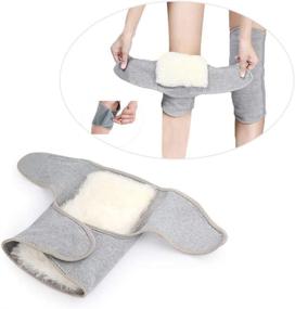 img 2 attached to 🧦 Artibetter XL Thicken Cashmere Wool Knee Warmers - Ideal Leg Sleeves for Arthritis, Dance, Yoga - Warm Thermal Support Pads