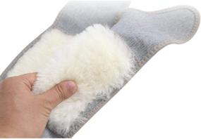 img 1 attached to 🧦 Artibetter XL Thicken Cashmere Wool Knee Warmers - Ideal Leg Sleeves for Arthritis, Dance, Yoga - Warm Thermal Support Pads