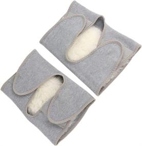 img 3 attached to 🧦 Artibetter XL Thicken Cashmere Wool Knee Warmers - Ideal Leg Sleeves for Arthritis, Dance, Yoga - Warm Thermal Support Pads