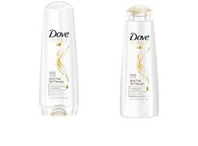 img 3 attached to Dove Anti Frizz Therapy Shampoo Conditioner Hair Care