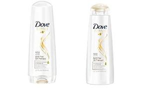 img 4 attached to Dove Anti Frizz Therapy Shampoo Conditioner Hair Care
