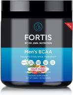 🍹 порошок с фруктовым пуншем fortis bcaa от dr. emil nutrition - увеличение выносливости, гидратации и восстановления после тренировки с помощью разветвленных аминокислот, 30 порций логотип