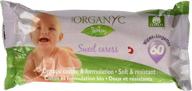 🌿 organyc 60 count baby wipes - 100% certified organic cotton logo