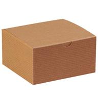 🎁 aviditi kraft gift boxes, 5x5x3 inches, pack of 100 – easy to assemble boxes ideal for holidays, birthdays, and special occasions logo