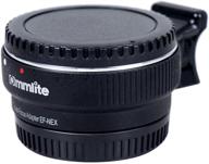 📷 enhanced auto-focus mount adapter: canon ef to sony nex - commlite ef-nex logo