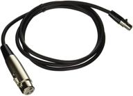 shure wa310 4ft адаптерный кабель для микрофона: 4-контактный мини-разъем (ta4f) к разъему xlr female. логотип