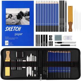img 4 attached to Sketching Professional Graphite Charcoal Complete Painting, Drawing & Art Supplies