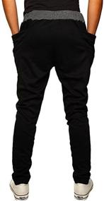 img 2 attached to 👖 Casual Cotton Skinny Running Boys' Pants: Optimal Blend of Comfort and Style
