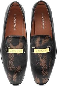 img 3 attached to 👞 Stylish Men's Rhinestone Loafers: ELANROMAN Fashion Moccasins for the Perfect Step!