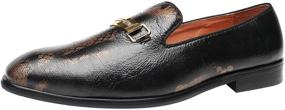 img 4 attached to 👞 Stylish Men's Rhinestone Loafers: ELANROMAN Fashion Moccasins for the Perfect Step!