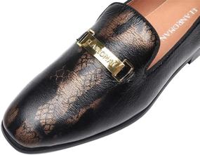 img 1 attached to 👞 Stylish Men's Rhinestone Loafers: ELANROMAN Fashion Moccasins for the Perfect Step!