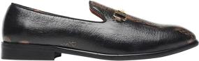 img 2 attached to 👞 Stylish Men's Rhinestone Loafers: ELANROMAN Fashion Moccasins for the Perfect Step!