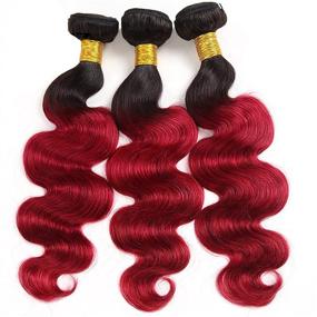 img 1 attached to Bundles Extensions Brazilian Virgin Bundle Hair Care