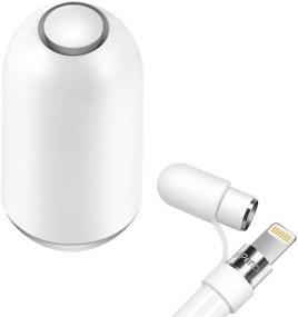 img 4 attached to Magnetic Replacement Cap: Enhanced 🧲 Apple Pencil 1st Gen Experience - White
