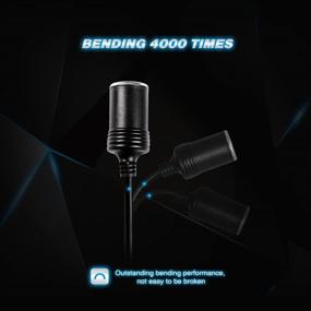 img 2 attached to Nilight NI-WA-01C: 14-футовый кабель сигаретного прикуривателя с автомобильным зарядным устройством - 12V/24V