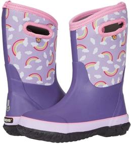 img 1 attached to Bogs Kids Classic Rainbows Toddler Girls' Shoes